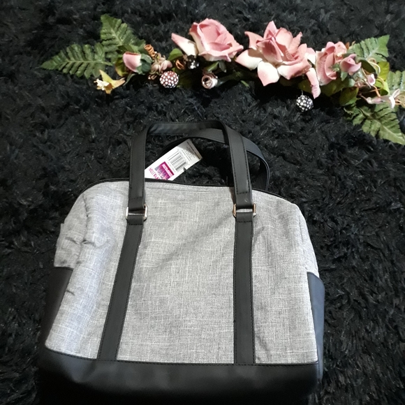 Cosmopolitan insulated handbag black and gray two - Picture 4 of 5